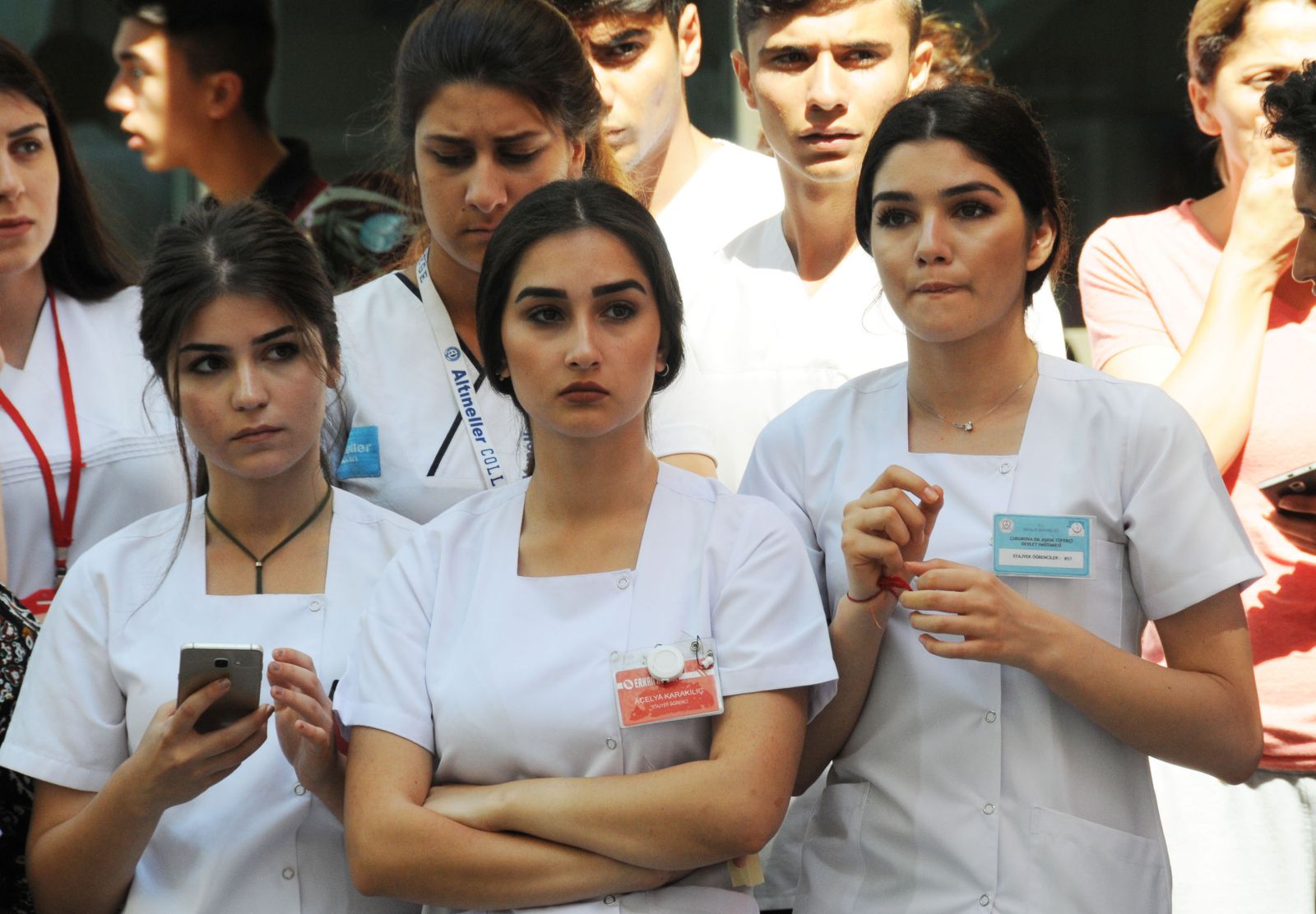 Bitlis şehidine hastanede son veda