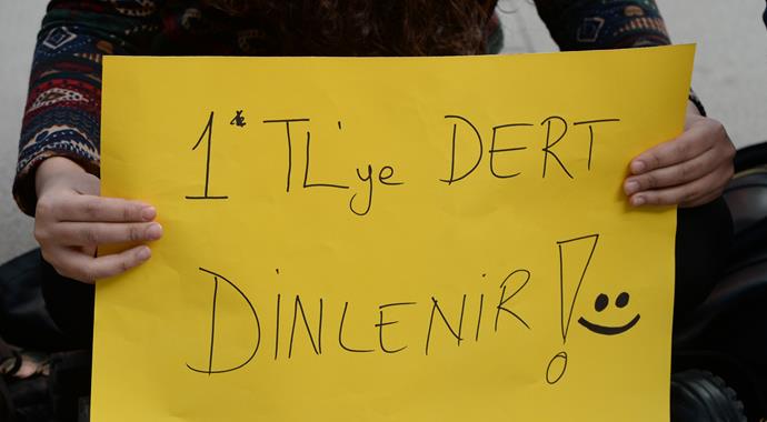1 liraya dert dinliyorlar!
