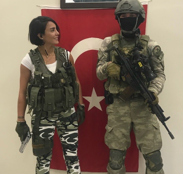 Sabriye'den Maçka'da JÖAK Timleri'ne moral ziyareti