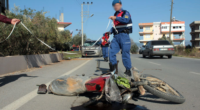 Motosikletliyi metrelerce havaya fırlatan sürücü serbest kaldı