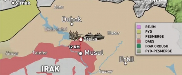 Musul Operasyonu başladı! 3 koldan ilerliyorlar