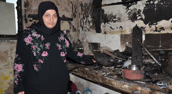 Yangınla hayalleri de kül oldu