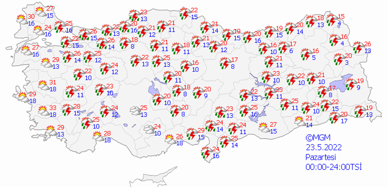 Meteoroloji İstanbul için saat verdi: Gök gürültülü sağanak kapıda (22 Mayıs hava durumu) Meteoroloji İstanbul için saat verdi: Gök gürültülü sağanak kapıda (22 Mayıs hava durumu)