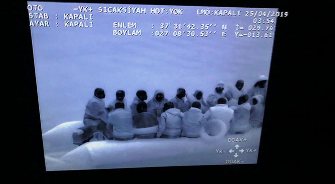 Kaçaklar drone ile tespit edildi