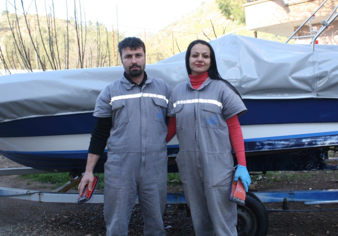 Evde karısı, işte ustası!