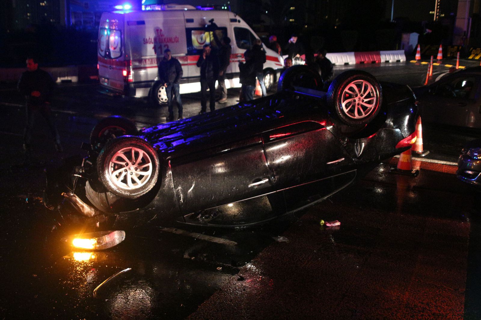 Erdal Tosun'un vefat ettiği kazanın görüntüleri kameralara da yansıdı