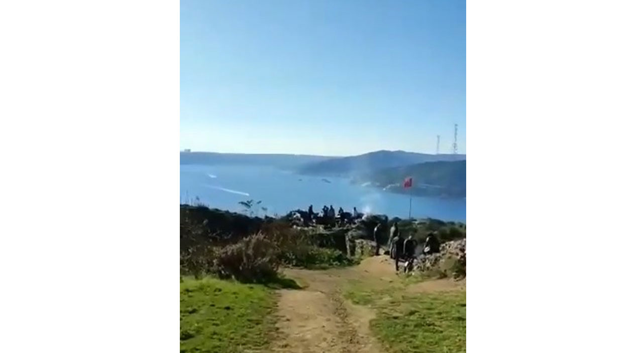 Beykoz’da gençlerin utandıran eğlencesi: Kalenin içinde mangal yaktılar