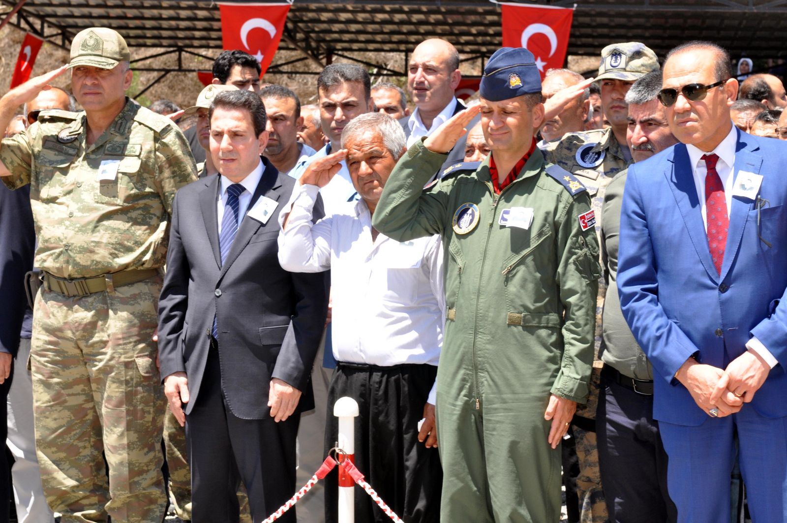 Bitlis şehidine hastanede son veda