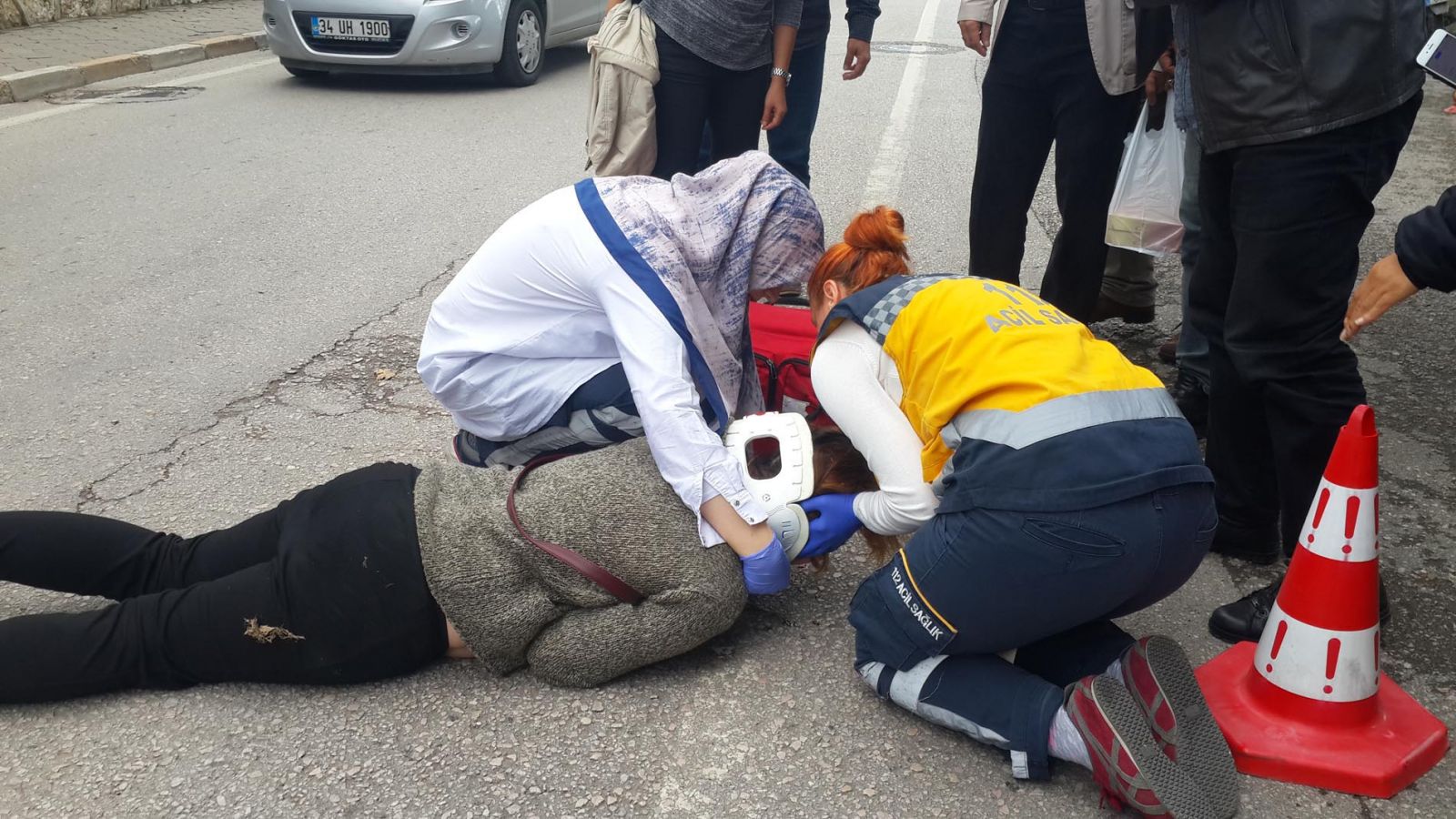 3 liralık park ücretini almak için koşarken bu hâle geldi!