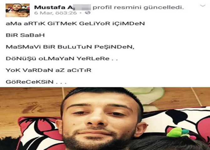 24 yaşındaki Mustafa ardından bu notu bırakıp canına kıydı!