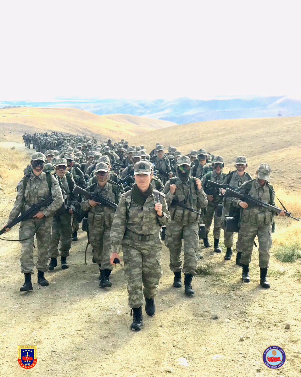 Jandarmanın kadın astsubay adaylarının eğitimleri sürüyor