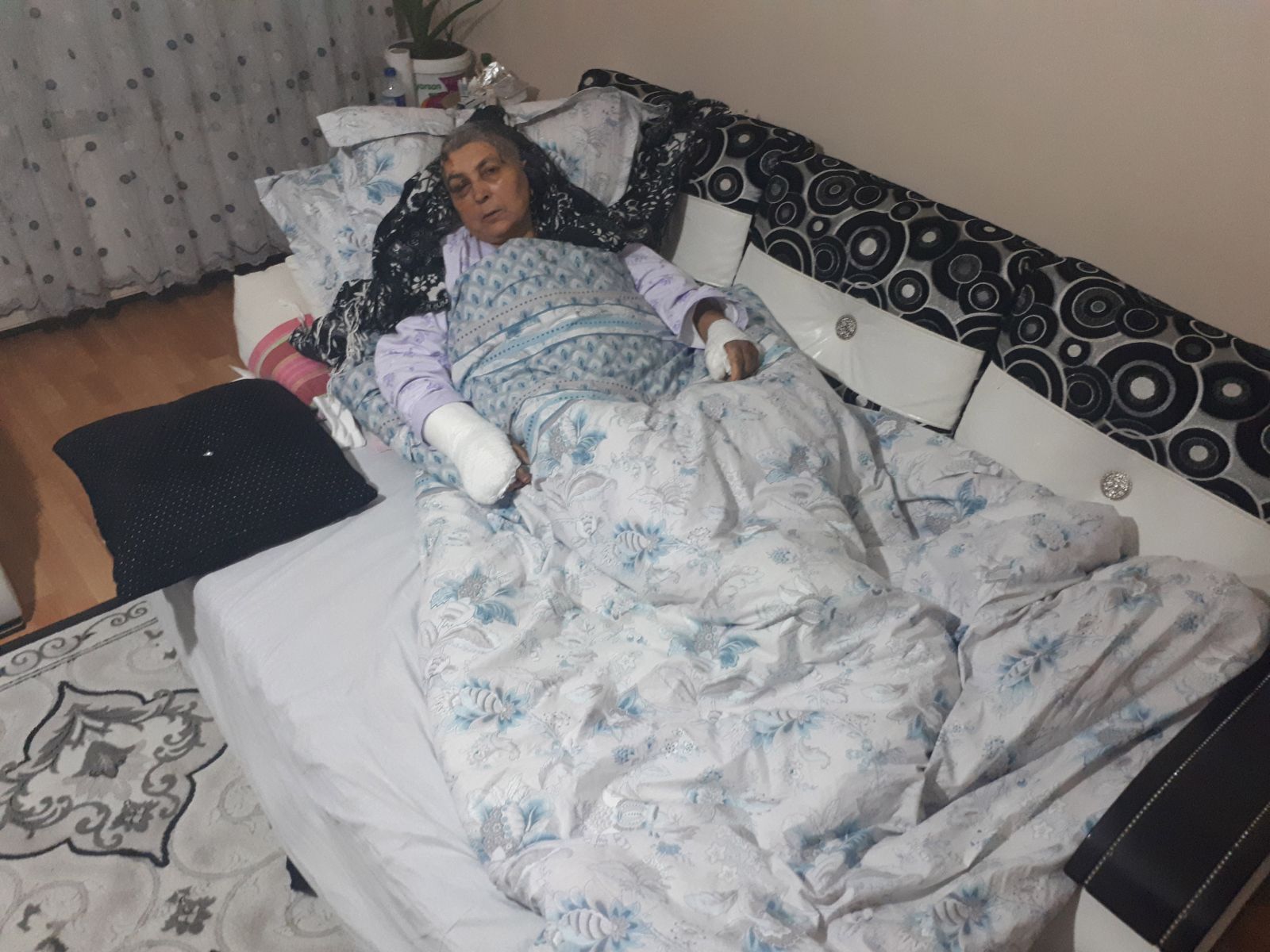 Evinde son kez uyumak istedi, gözünden oldu!
