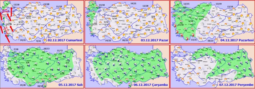 İstanbul'a kar geliyor, hava durumu! | (İlk Kar İstanbul'ane zaman yağacak?)