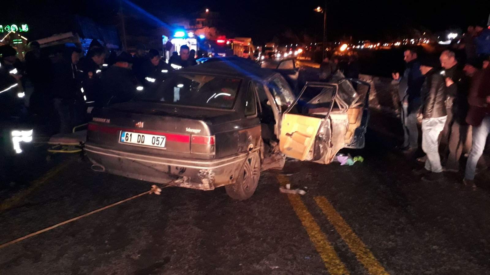 Trabzon'da feci kaza: 4 ölü, 3 yaralı