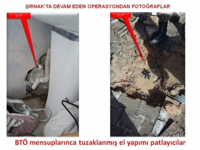Teröristler, akla gelmeyecek yerlere el yapımı patlayıcı yerleştiriyor