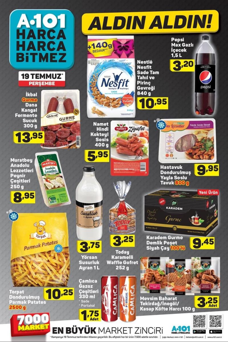 A101 Aktüel Temmuz İndirim Listesi Kataloğu | Temmuz A101 Aktüel İndirimli ürünler hangileri?