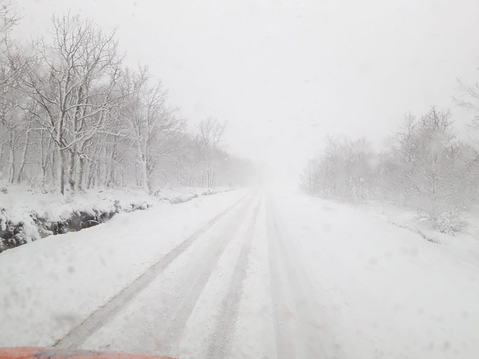 İstanbul'un iki ilçesi kar altında