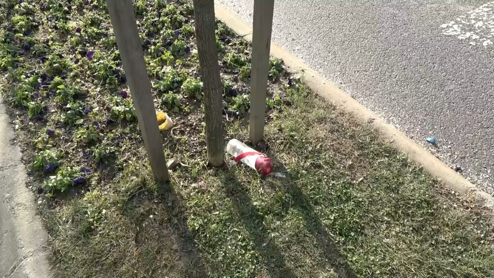 Başakşehir'de okul yolunda feci kaza