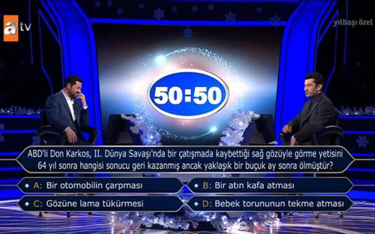 Şarkıcı Serkan Kaya Kim Milyoner Olmak İster’e damga vurdu!