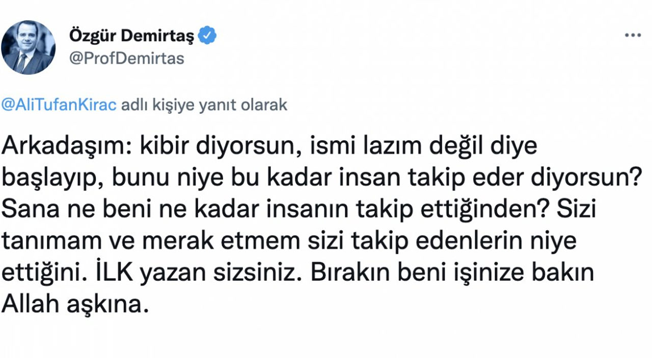 Ekonomist Özgür Demirtaş ile şarkıcı Kıraç Twitter’da fena atıştı