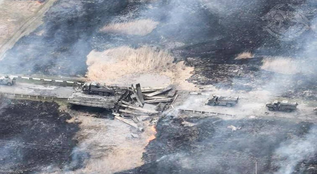 Ukrayna, Rus askeri teçhizat konvoyunu pusuya düşürdü