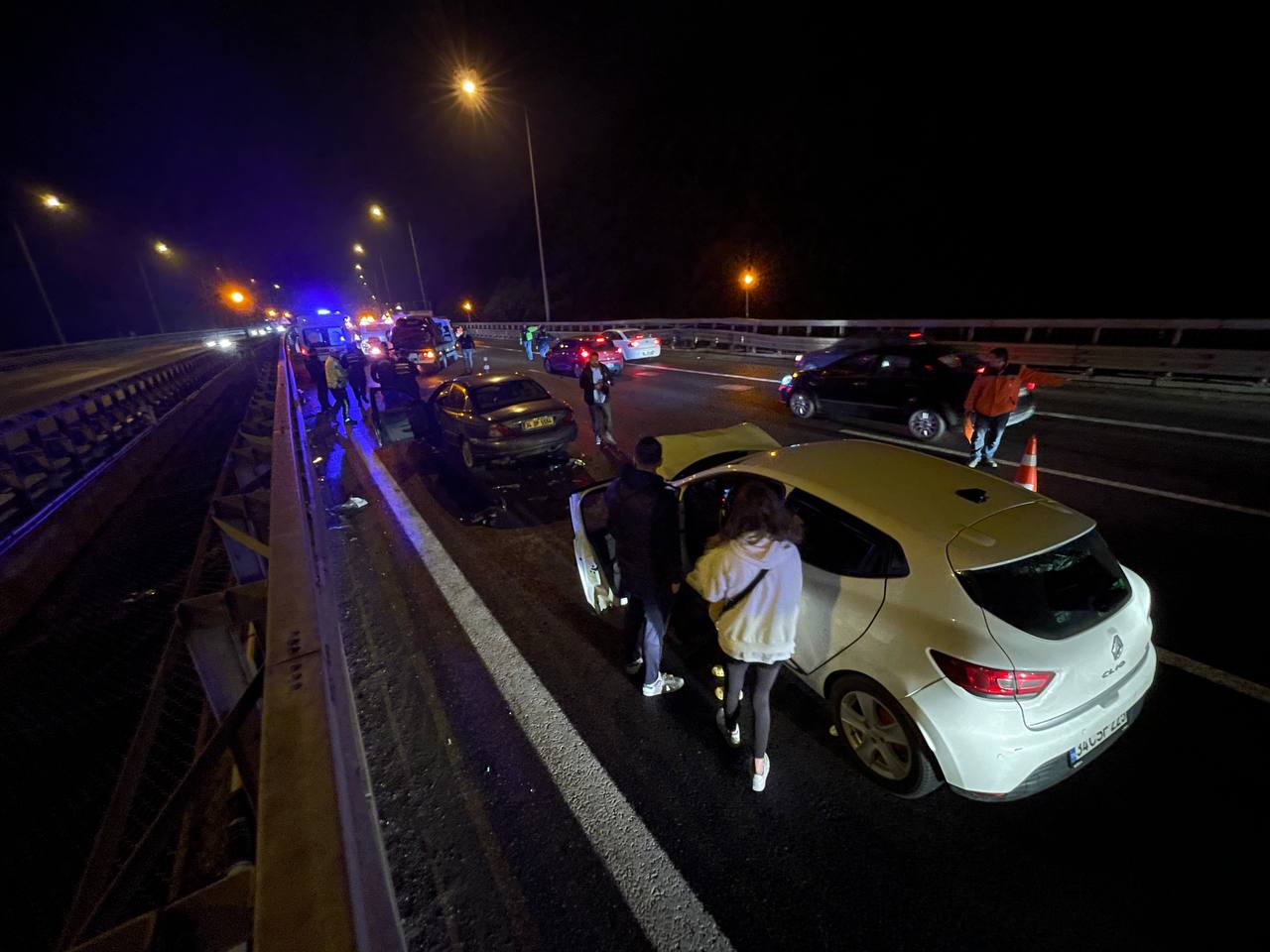 Bolu Dağı viyadüğünde zincirleme kazada, yaralılar var