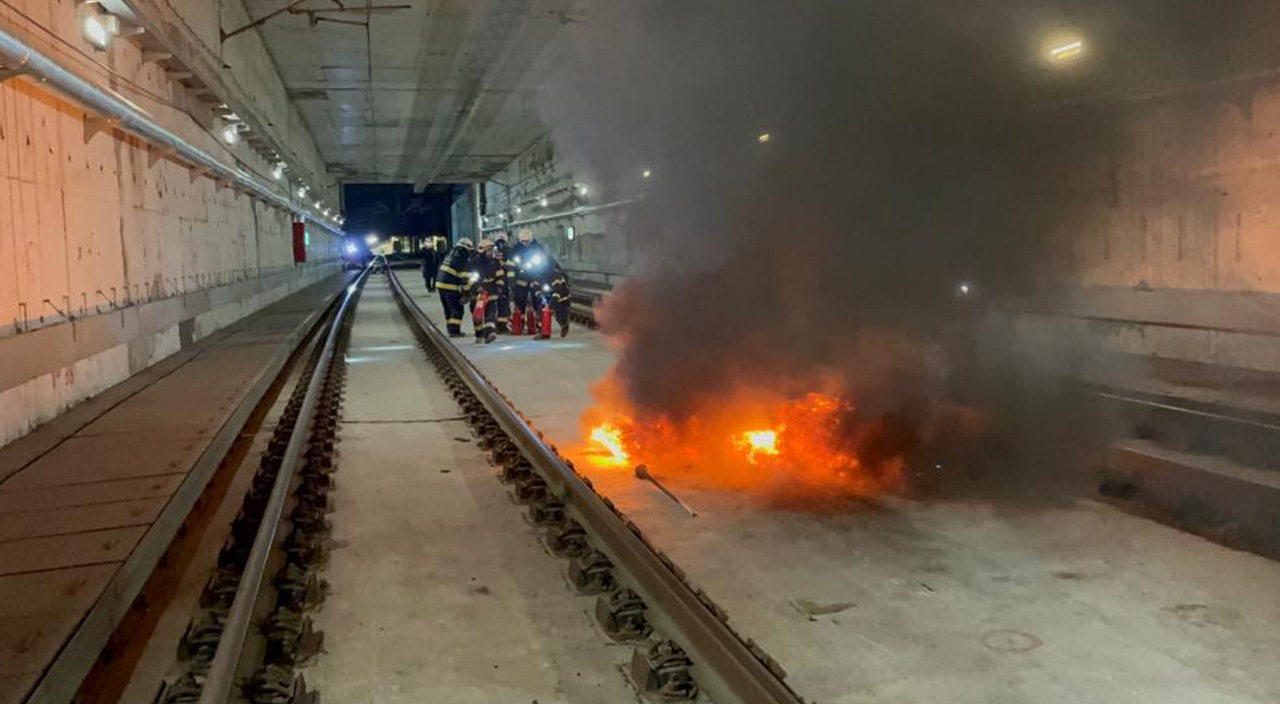 Türkiye'de bir ilk! Film sahnelerini aratmayan tatbikat