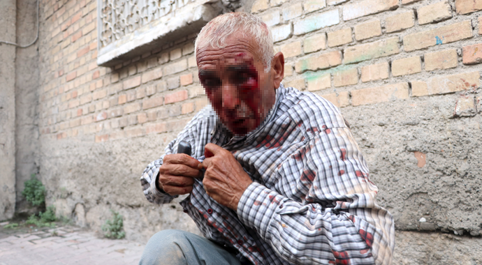 Karpuz bekçisini öldüresiye dövüp gasp ettiler!