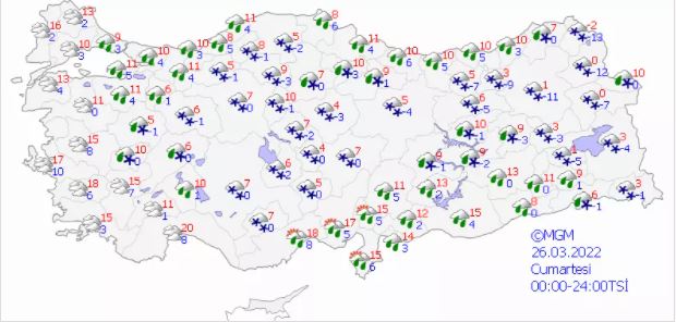 Hafta sonu plan yapacaklar dikkat: Meteoroloji'den birçok ile kar ve yağmur uyarısı