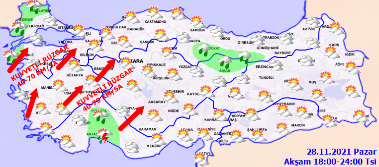 Meteoroloji il il duyurdu! Kuvvetli yağış uyarısı