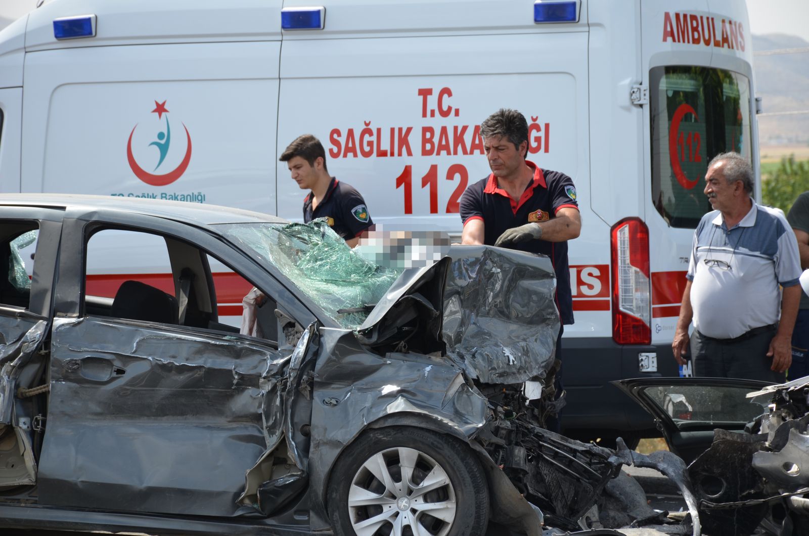 Malatya-Kayseri karayolunda feci kaza, 4 kişi hayatını kaybetti