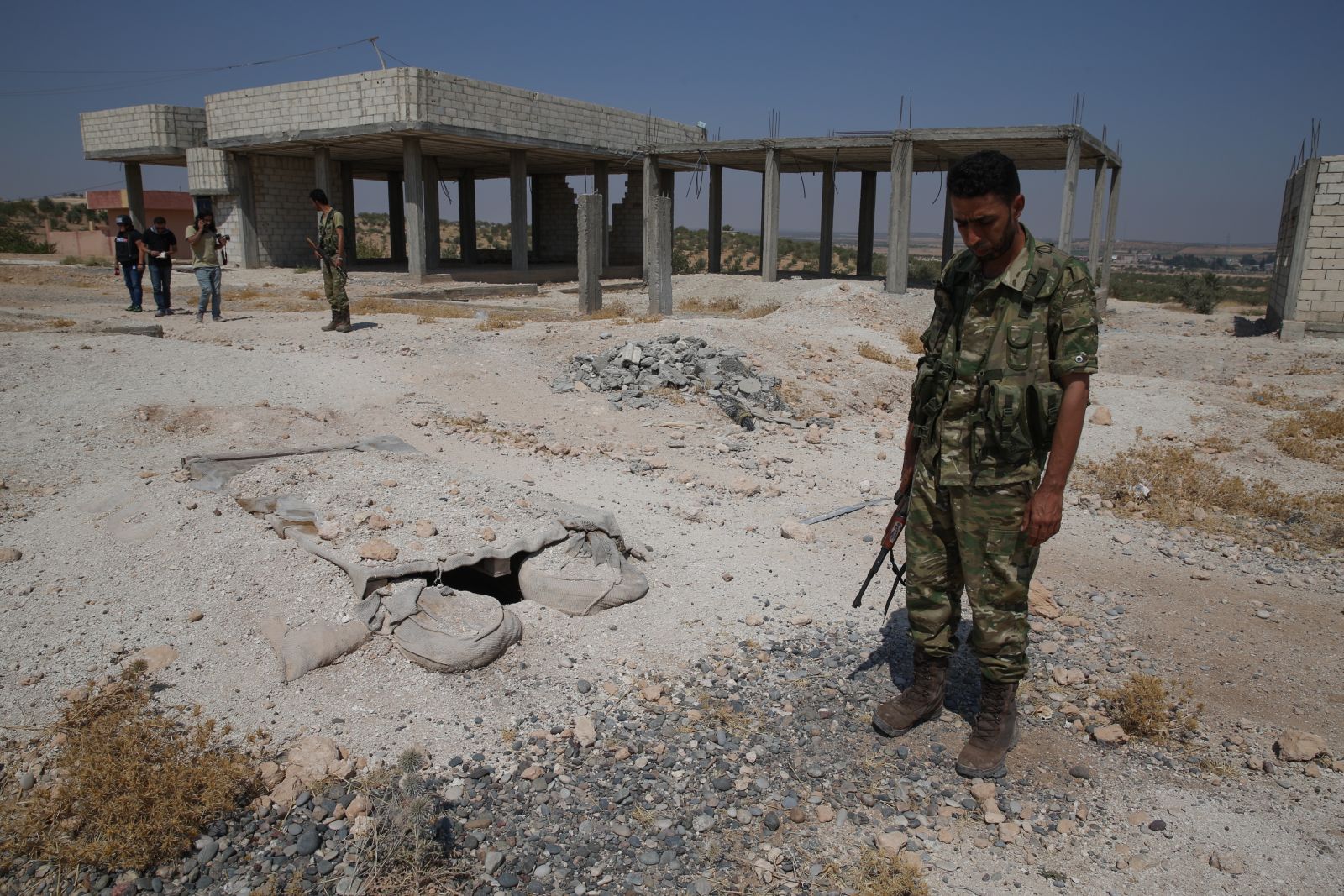 DAEŞ'in Cerablus'tan kaçarken kullandığı tüneller