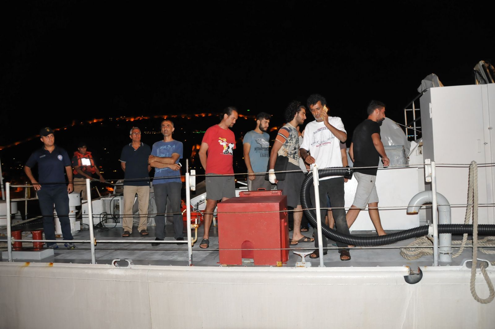 Alanya'da kuru yük gemisi battı