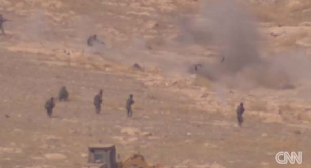 Musul'da köşeye kıstırılan terörist kendini patlattı