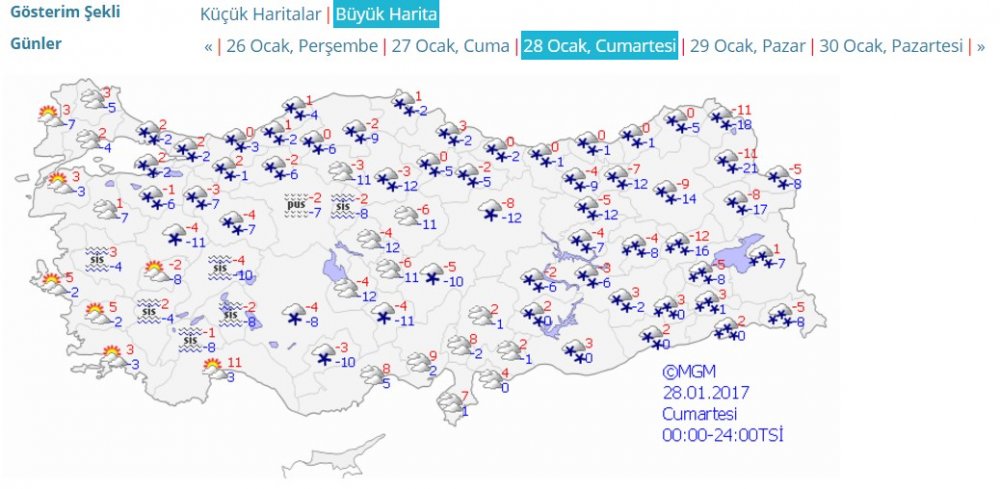 İstanbul’da kar yağışı etkisini arttırdı (Meteoroloji uyardı)