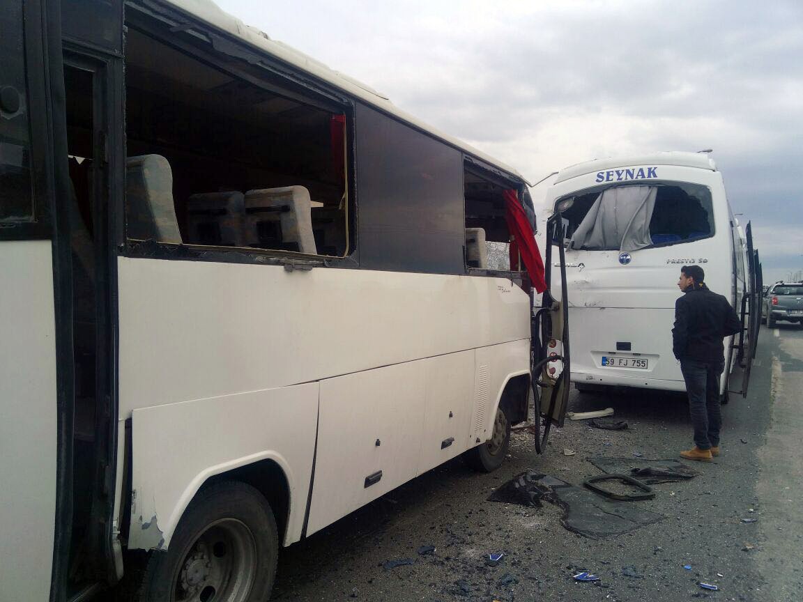 Kırklareli Lüleburgaz'da zincirleme trafik kazası: 29 yaralı