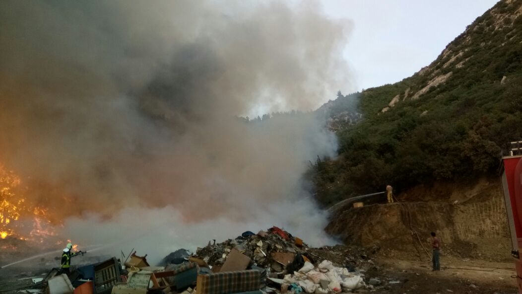 Manisa'da büyük yangın
