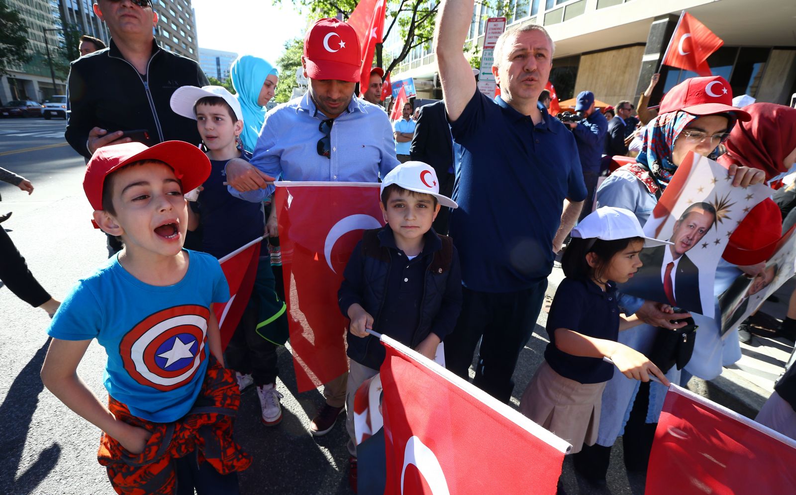 Washington'da Cumhurbaşkanı Erdoğan hareketliliği