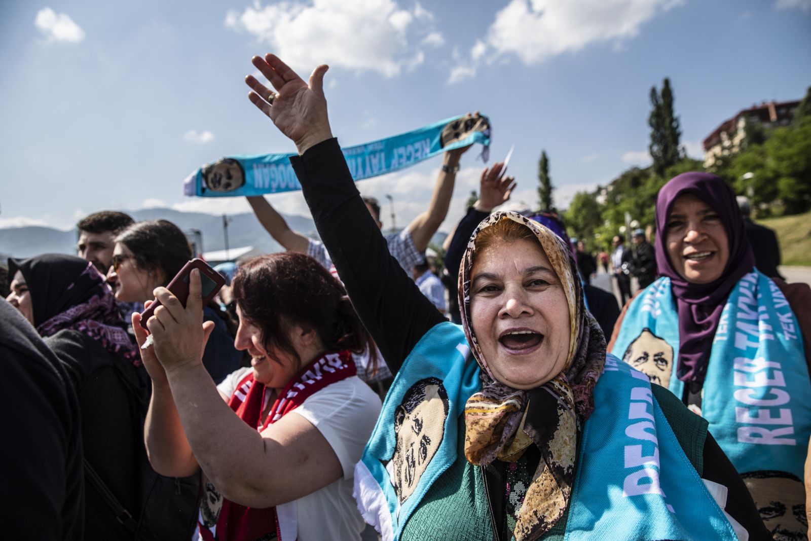 Cumhurbaşkanı Erdoğan'a Saraybosna'da sıcak karşılama
