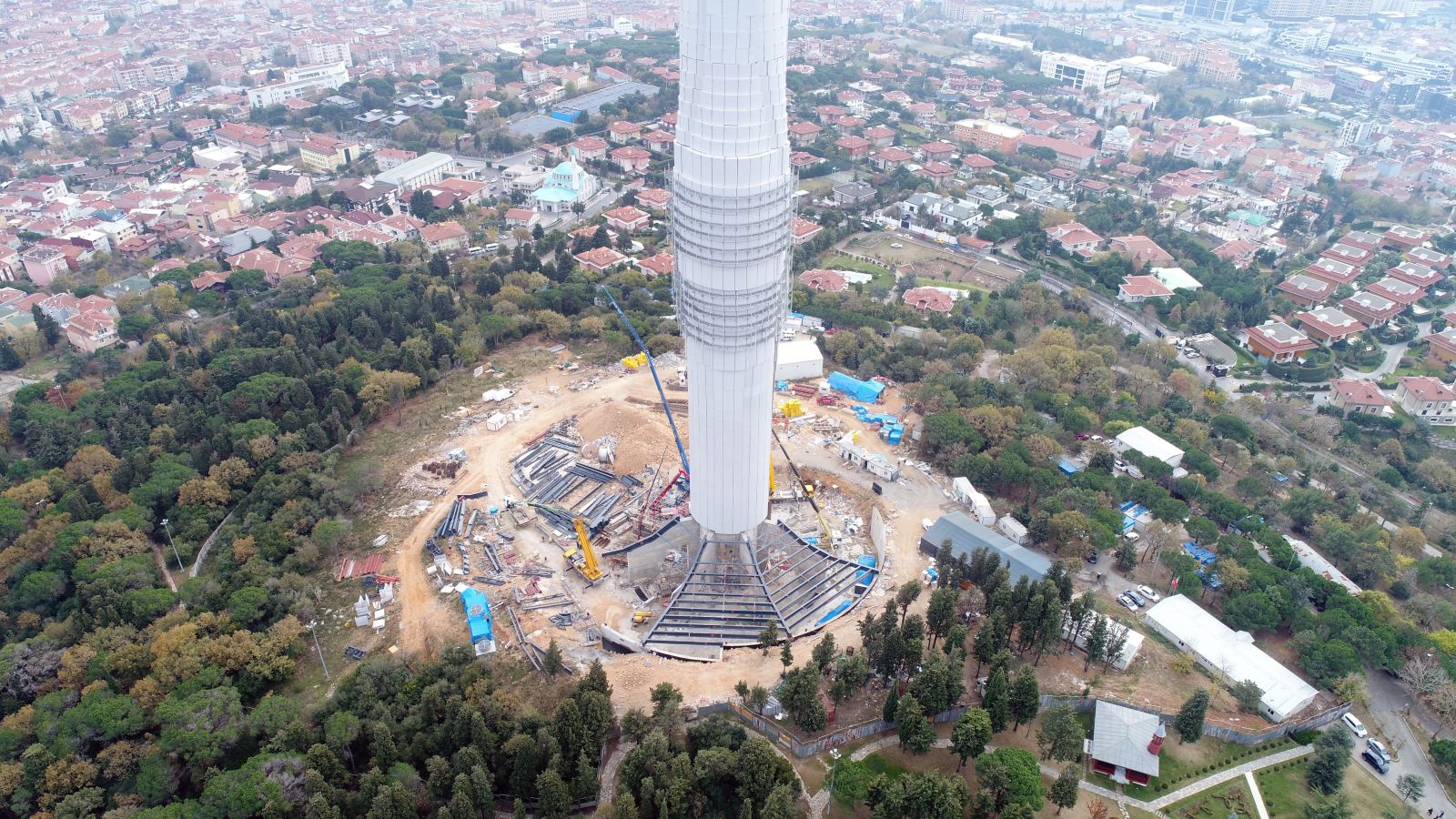 İstanbul’un sembolü olacak Çamlıca Kulesi’nde sona yaklaşıldı