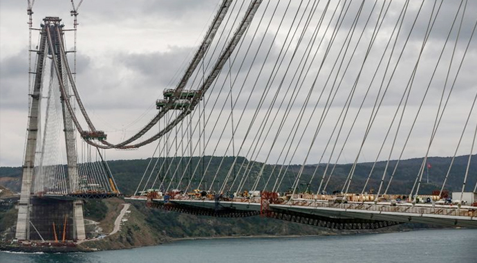 Üçüncü Köprü'de hızla sona yaklaşılıyor