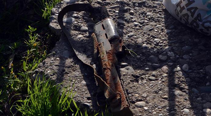 Nehre olta attı, şoke oldu...