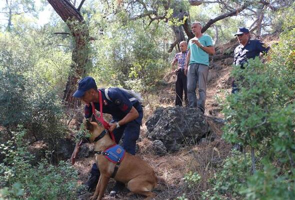 Babanın aldığı koku harekete geçirdi, JAK bölgeyi karış karış taradı