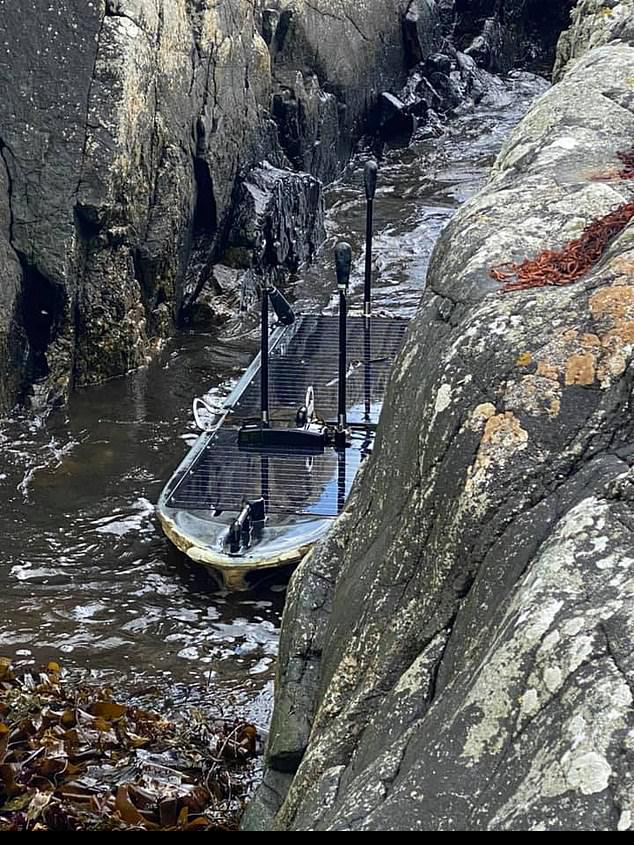 İskoçya kıyılarında gizemli tekne!