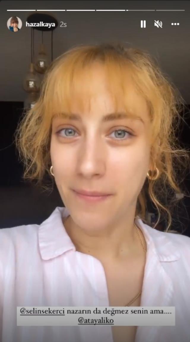 Oyuncu Hazal Kaya’dan kötü haber! İkinci kez koronavirüse yakalandı