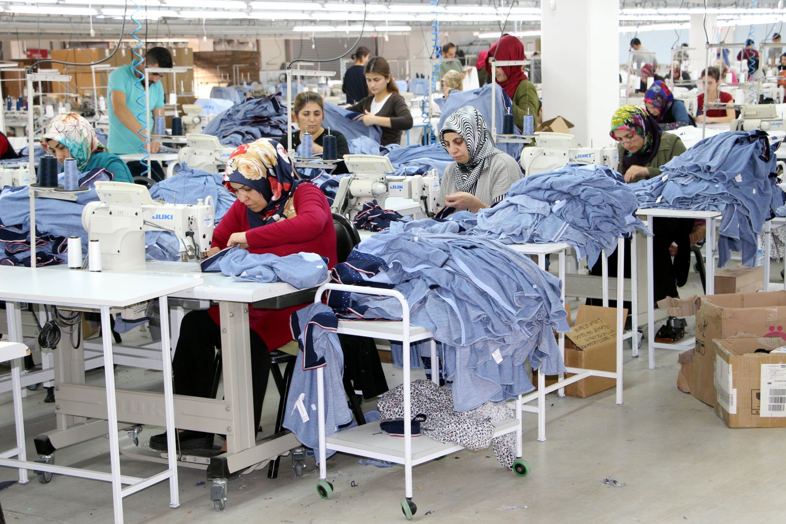 Tokat'tan 33 ülkeye gömlek ihracatı