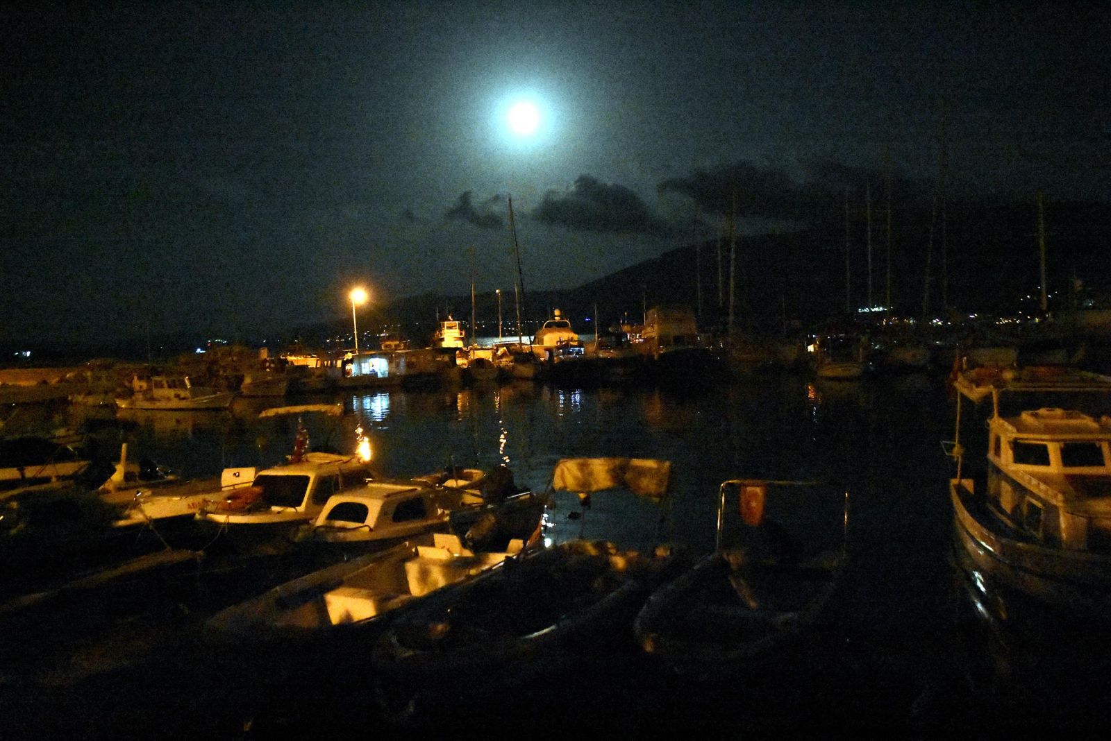 Bodrum'da 'Süper Ay' izlendi