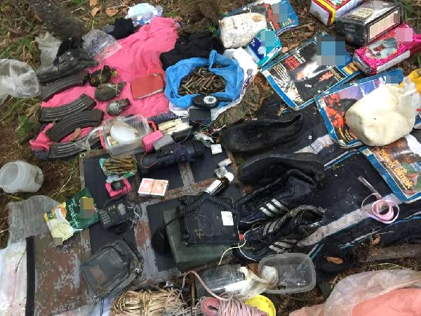 Trabzon'da PKK'nın mühimmat sığınağı, ayının toprağı eşmesiyle ele geçirildi