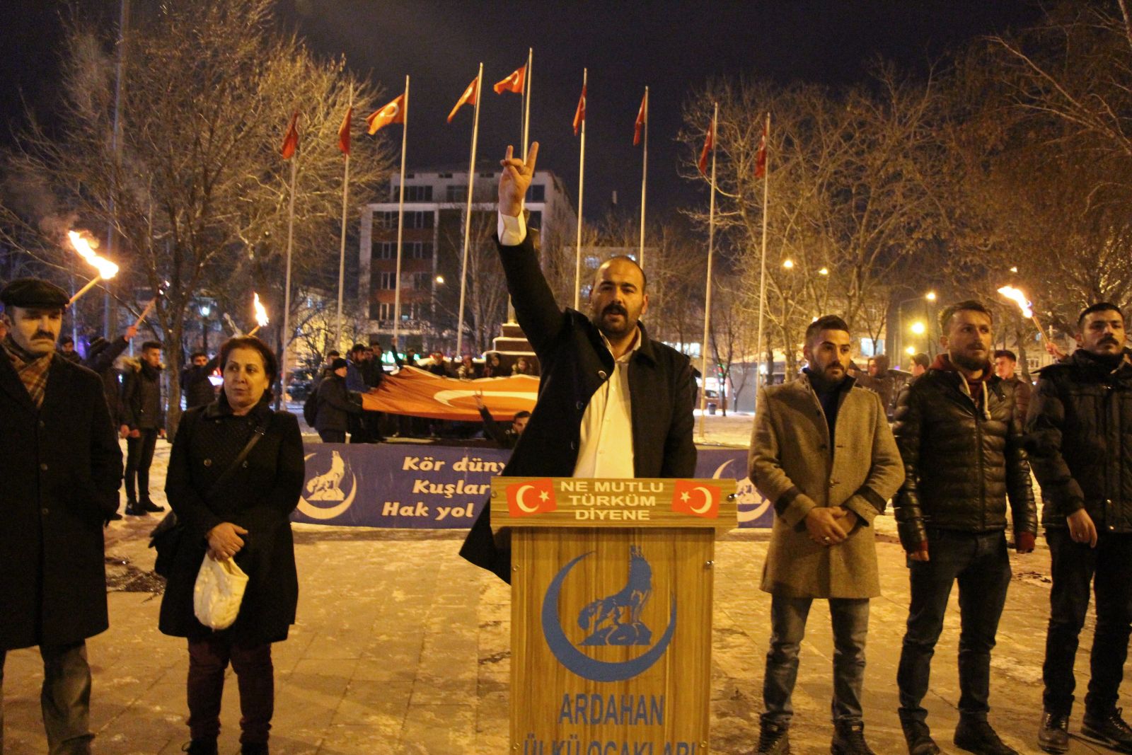 Ülkü Ocaklarından “Kudüs” protestosu