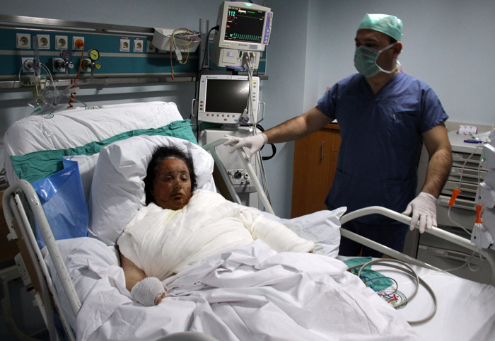 20 yıllık kocası tarafından uykusunda bu hale getirildi!